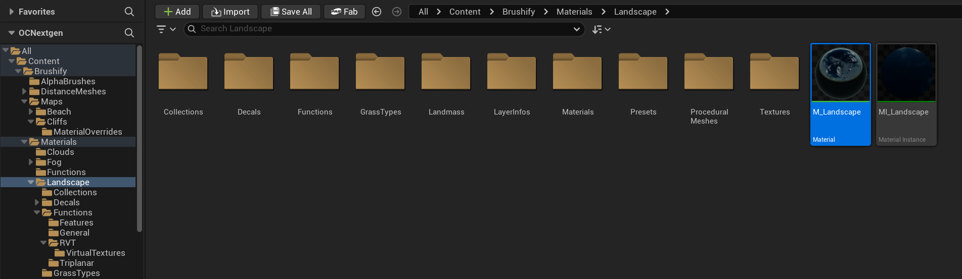 Brushify Content Browser