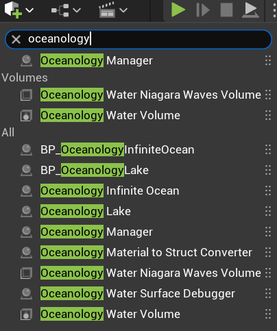 Add Oceanology actors