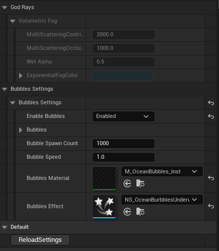 God Rays, Volumetric Fog, and Bubbles