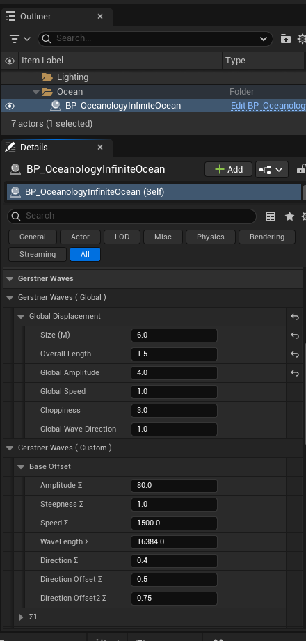 Stormy wave configuration