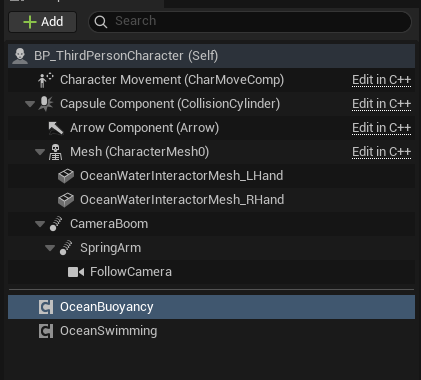 OceanBuoyancy selected