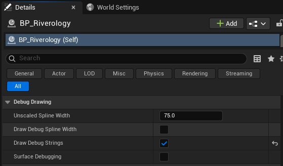 Enable Draw Debug Strings