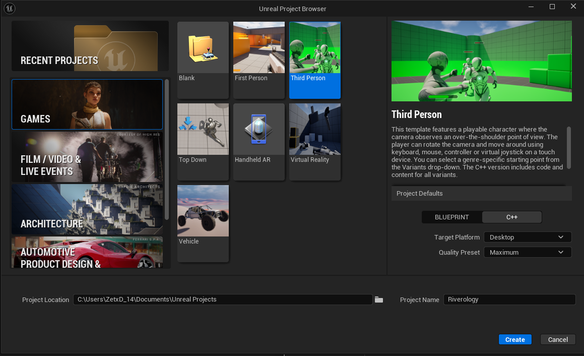 Project Settings essentials